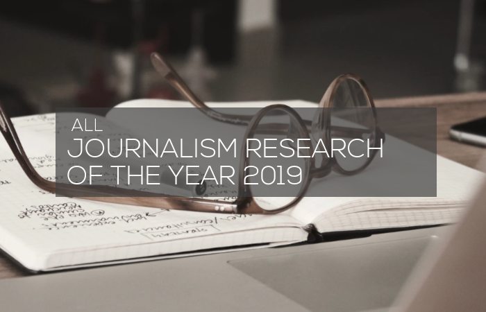 Research Of 2019 Journalism Research News