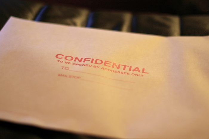 Confidential by Casey Marshall, licence CC BY 2.0