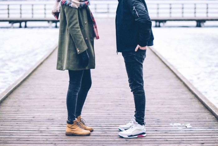 Picture: Two people standing on the pier, by freestocks.org, license CC0 1.0