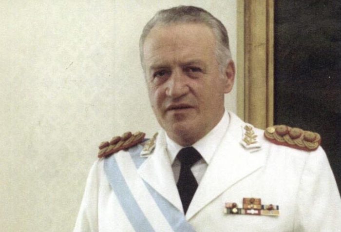 Leopoldo Galtieri, photograph courtesy of the Office of the President of Argentina. Cropped. Licence CC BY-SA 2.0